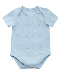 Guess Baby Boys 5-Piece Bodysuits, Shorts, Bib and Socks Set