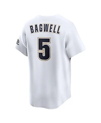 Nike Men's Jeff Bagwell White Houston Astros Throwback Cooperstown Collection Limited Jersey