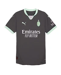 Puma Men's Christian Pulisic Charcoal Ac Milan 2024/25 Third Authentic Player Jersey
