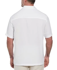 Cubavera Men's Big & Tall Stripe Short Sleeve Shirt