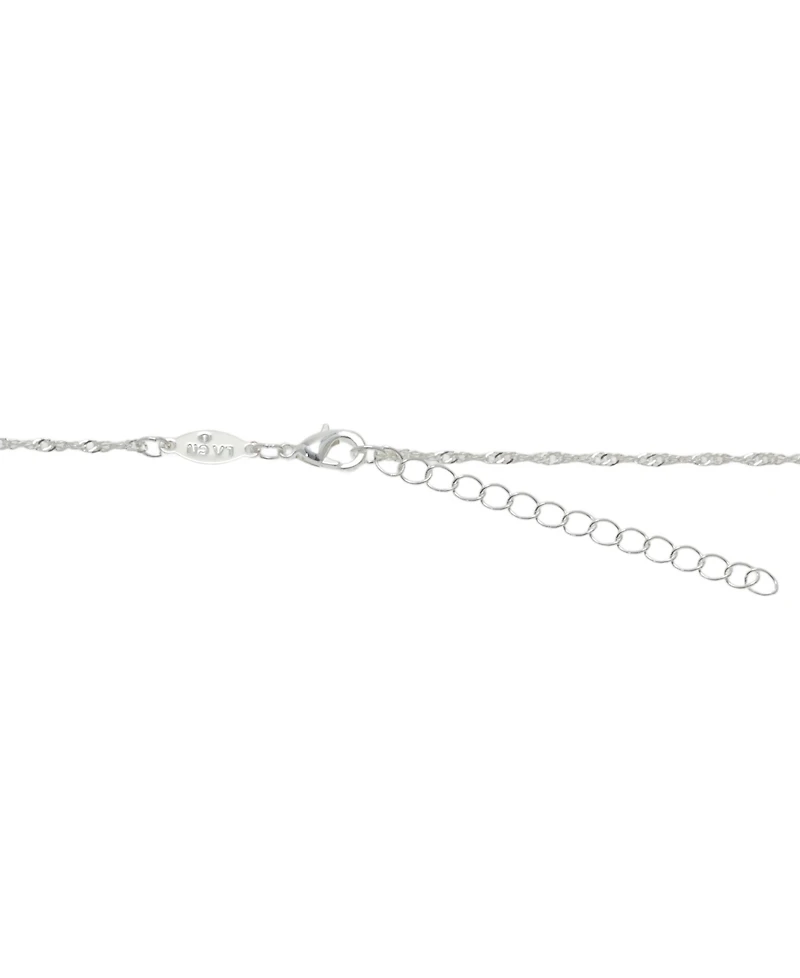 Disney Minnie Mouse Cubic Zirconia Tennis Pendant Necklace