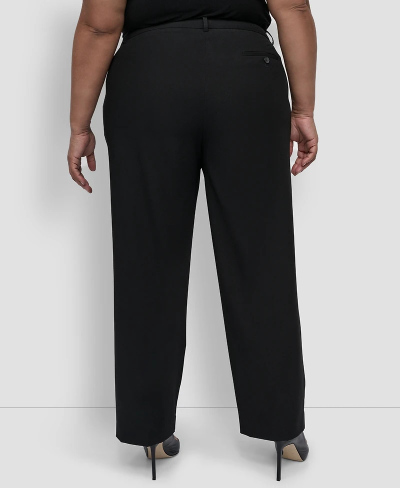 Dkny Plus Modern-Fit Pants