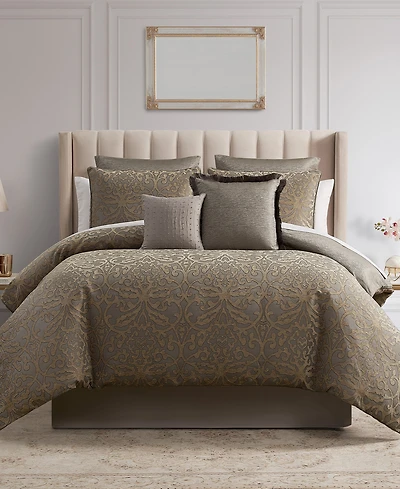 Waterford Clancy Jacquard 8-Pc. Comforter Set, Queen