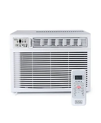 Black+Decker Window or Through The Wall Air Conditioner 18000 Btu, Ac Window Unit Cools Up to 1000 Square Feet, Window Ac Unit with Remote Control, 3