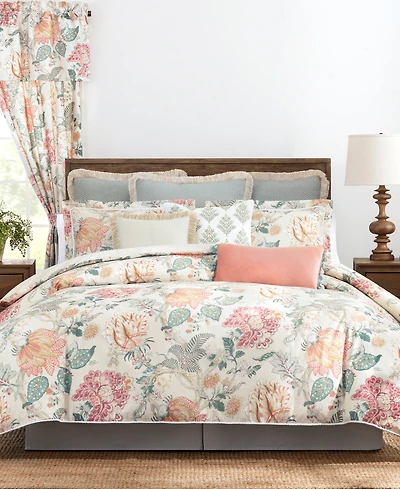 Rose Tree Komodo Floral 4-Pc. Comforter Set, Queen