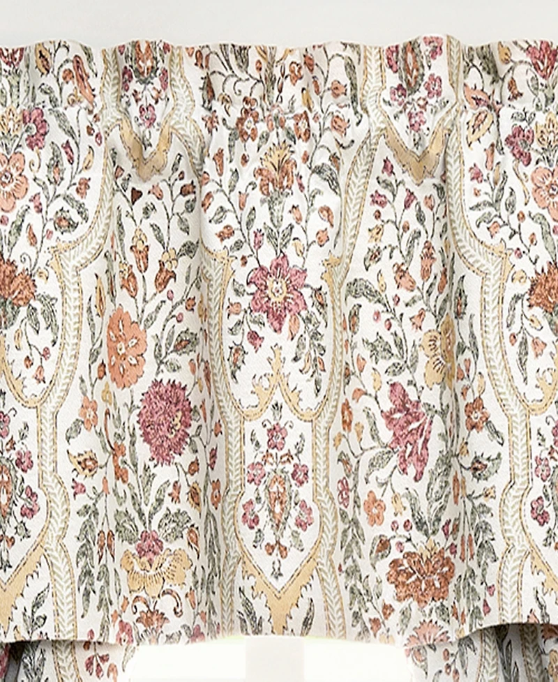 Rose Tree Baroda Floral Tailored Valance, 80" x 17"
