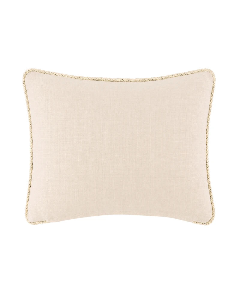 Rose Tree Cara Embroidered Boudoir Decorative Pillow, 19" x 13"