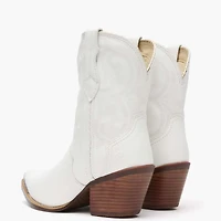 Crush by Durango Women's Pearl White Western Fashion Boot