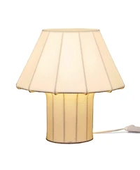 Celeste Led Lightweight Table Lamp with Resin Fabric Shade, Bulb Included (12.6")