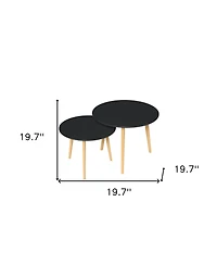 Set of Two Nested Tables – Space-Saving and Stylish Design for Your Home