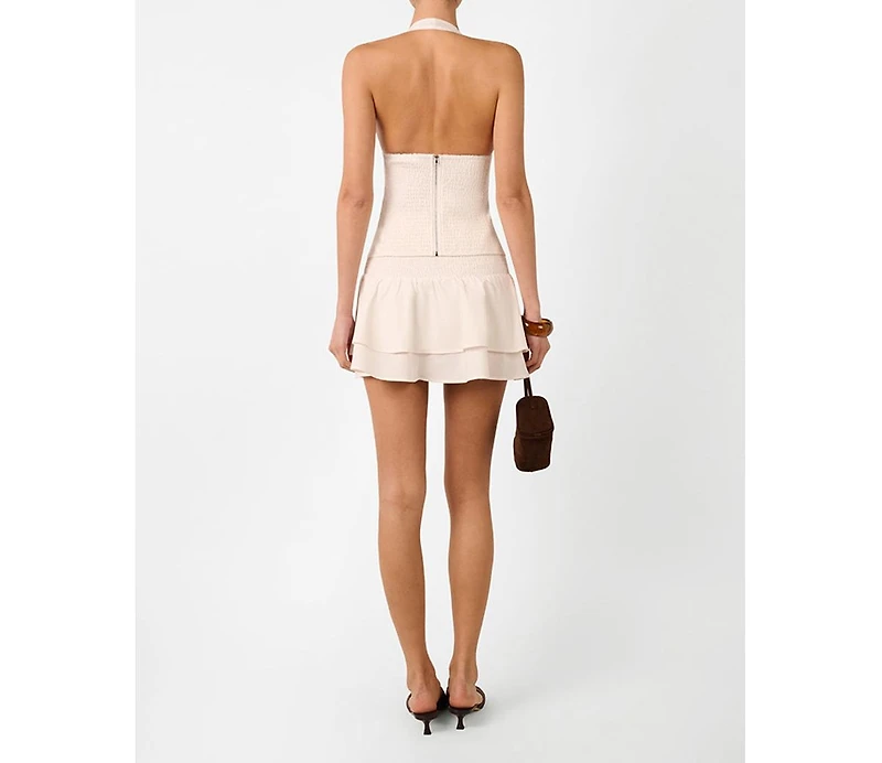 WeWoreWhat Women's Halter Neck Corset Top