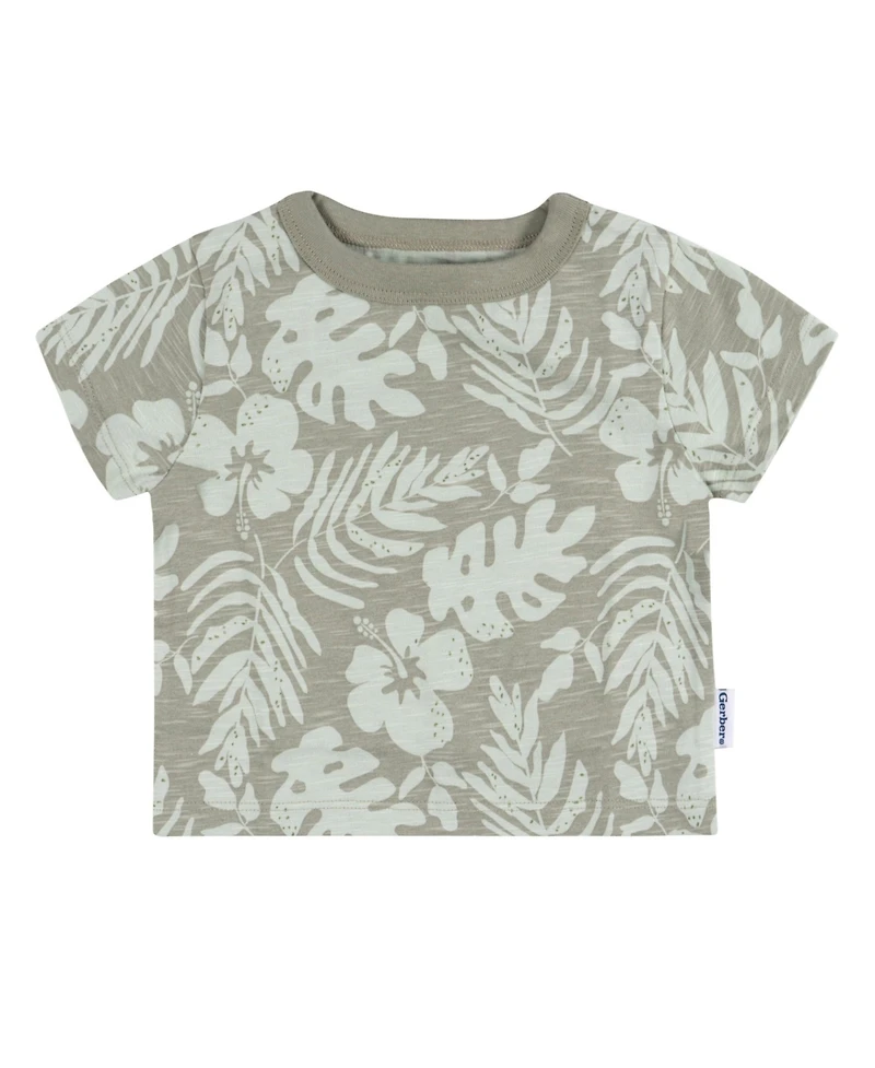 Gerber Toddler Boys Tropical Leaves