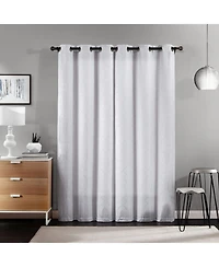 Kate Aurora Modern Living 2 Pack Aries Geometric Light Reducing Grommet Curtains