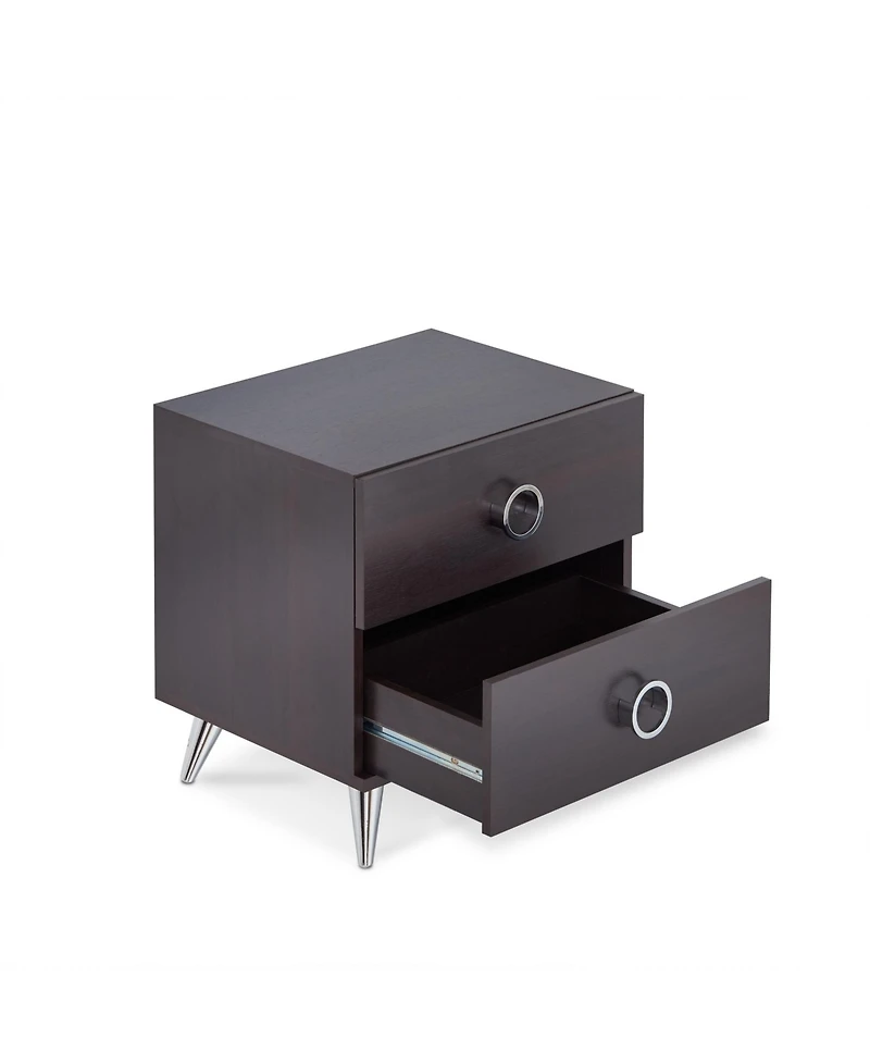 Two-Drawer End Table – A Chic and Practical Addition to Any Room