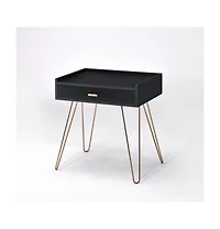 End Table with Drawer for Living Room or Bedroom Storage