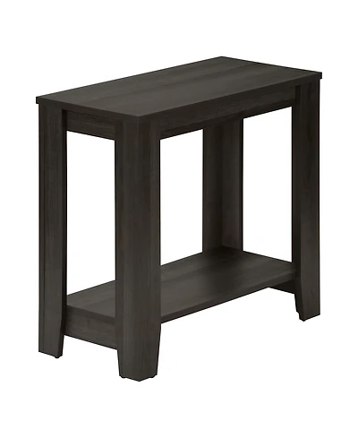 Classic Wood End Table with Shelf for Storage