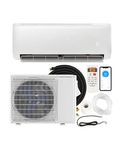 Airtural Series 24000 Btu 21 SEER2 Ductless Mini Split Air Conditioner Heater Energy Star Certified WiFi Enabled