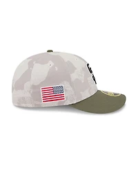 New Era Men's Light Beige/Olive San Diego Padres 2025 Armed Forces Day Low Profile 59FIFTY Fitted Hat