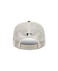 New Era Men's Light Beige/Olive Athletics 2025 Armed Forces Day 9SEVENTY Adjustable Hat