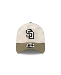New Era Men's Light Beige/Olive San Diego Padres 2025 Armed Forces Day 39THIRTY Flex Hat