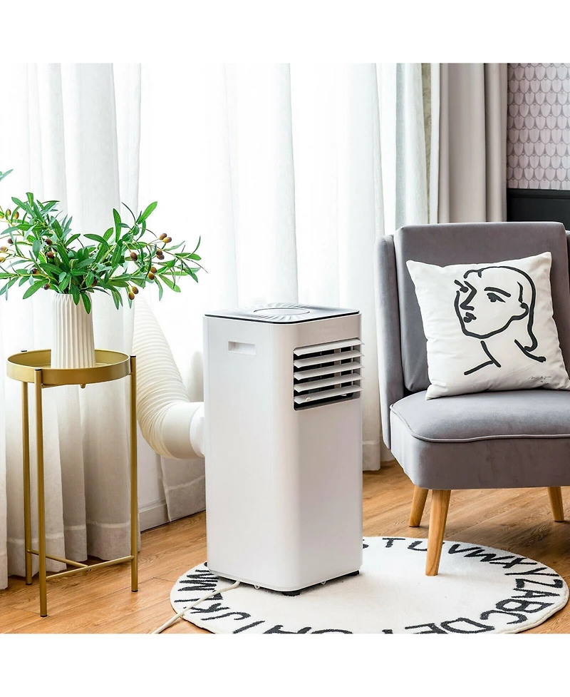 10000 Btu Portable Evaporative Air Cooler Dehumidifier with 24H Timer