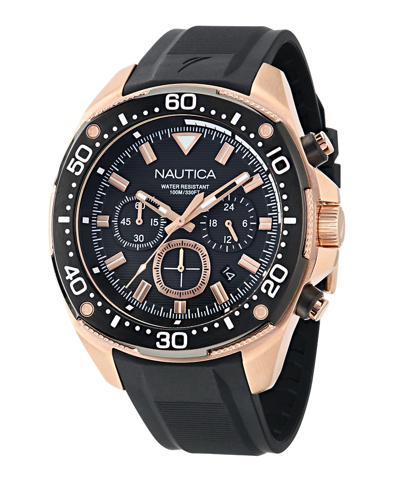 Nautica Men's Chronograph Silicone Watch