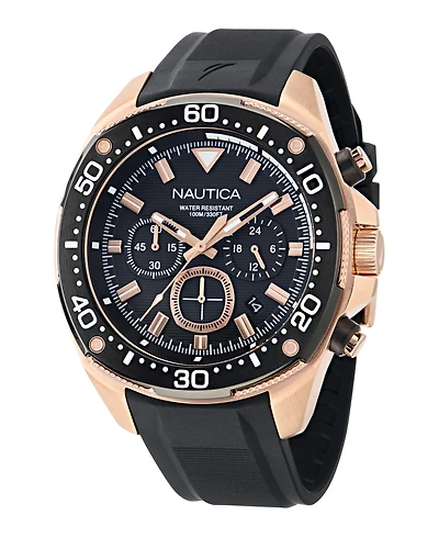 Nautica Men's Chronograph Silicone Watch