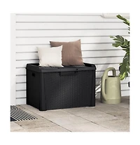 Patio Storage Box Anthracite 33 gal Pp