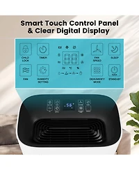 4500 Sq. Ft Dehumidifier with 5 Modes and 3-Color Indicator Light