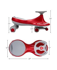 Wiggle Car Ride-on Toy with Flashing Wheels