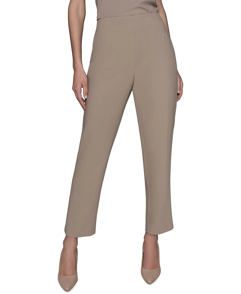 Karl Lagerfeld Paris Women's Seam-Detail Ankle Pants