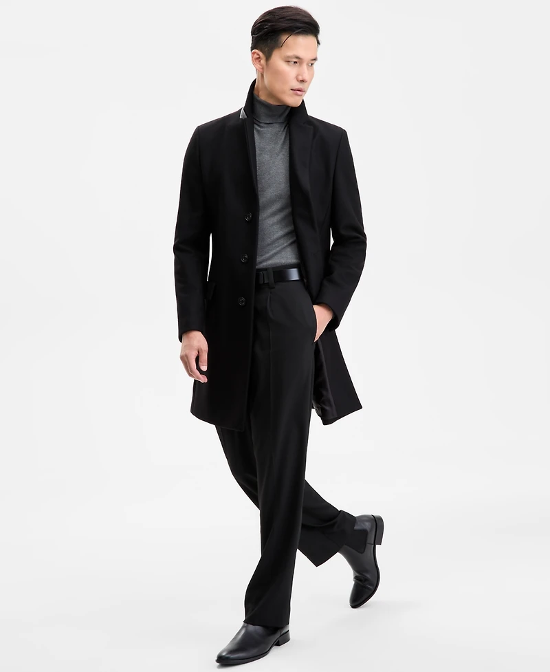 Hugo by Boss Men's Slim-Fit Wool Cashmere Overcoat