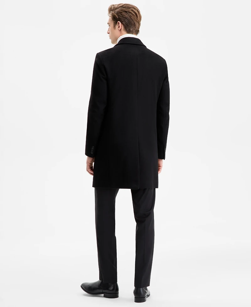 Hugo by Boss Men's Regular-Fit Cashmere Overcoat