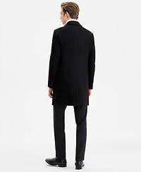 Hugo by Boss Men's Regular-Fit Cashmere Overcoat
