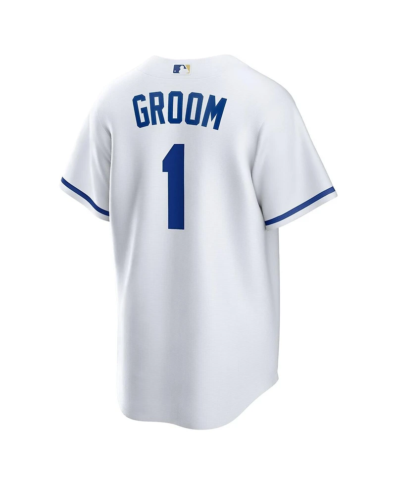 Nike Men's White Kansas City Royals 1 Groom Home Replica Jersey