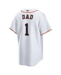 Nike Men's White Houston Astros 1 Dad Home Replica Jersey
