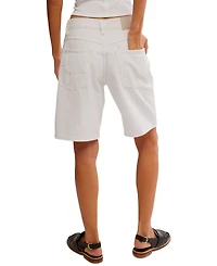 Free People Women's Montana High-Rise Cotton Shorts