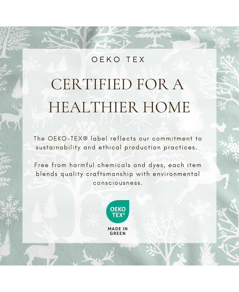 Linery & Co. Ultra-Soft Turkish Cotton Flannel Lodge Print Sheet Set