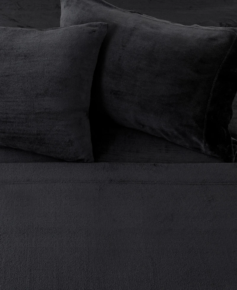 Linery & Co. Ultra-Soft Velvet Plush Solid Sheet Set