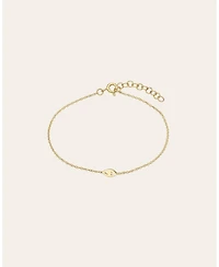 14k Gold Mini Evil Eye Bracelet