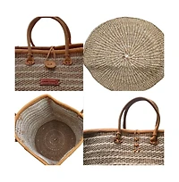 Life s Path Handmade Sisal Market Tote Basket