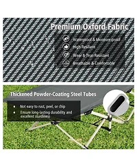 Wide Foldable Camping Cot with Carry Bag