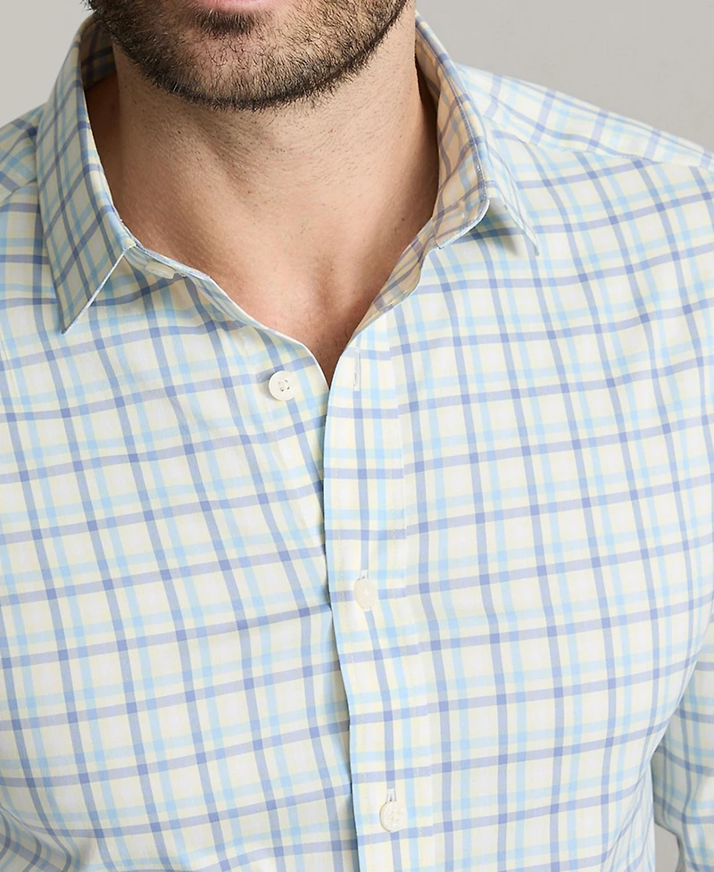 UNTUCKit Men's Regular Fit Wrinkle-Free Performance Pendleton Button Up Shirt