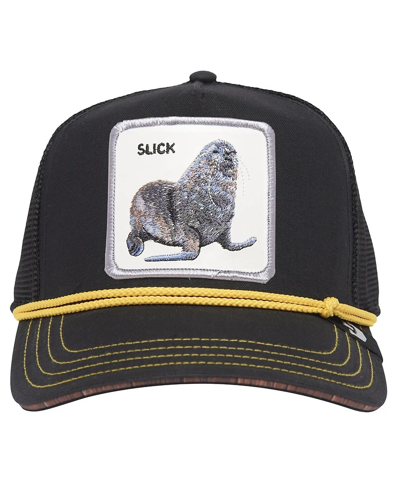 Goorin Bros. Men's Black Seal of Approval Trucker Adjustable Hat
