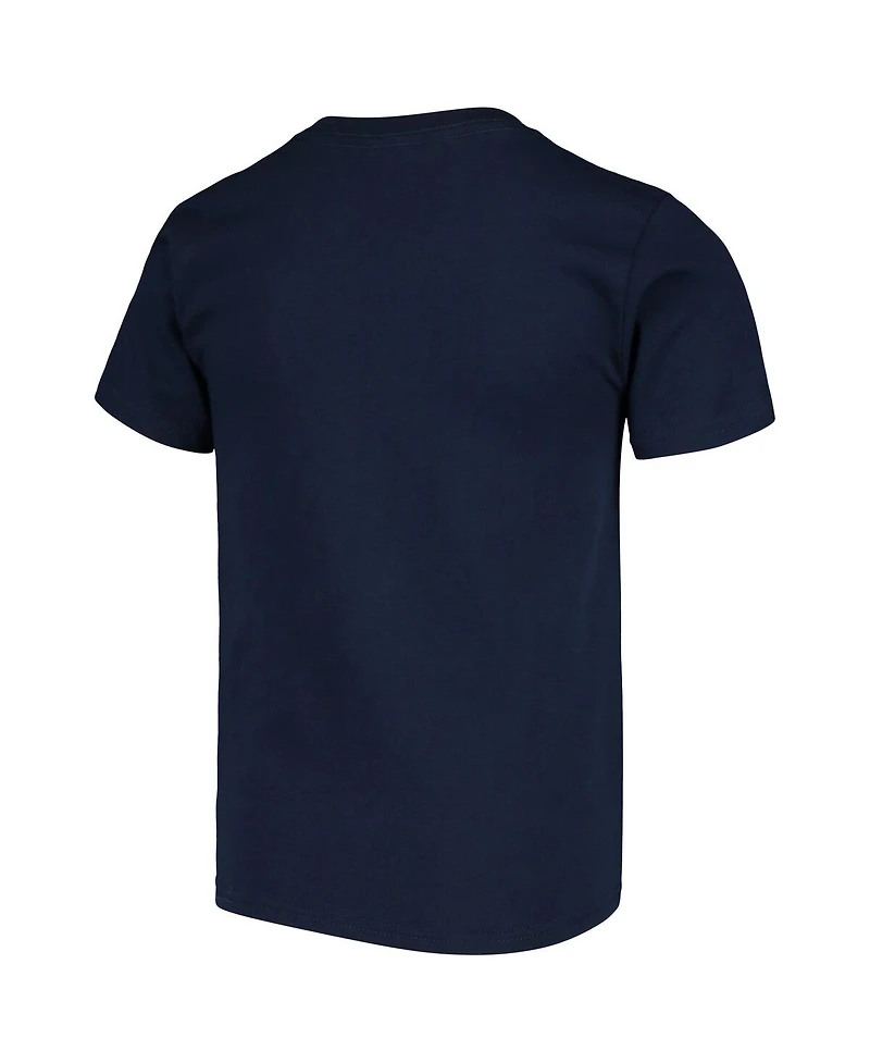 Big Boys and Girls Soft As A Grape Navy Houston Astros Cooperstown Collection T-shirt