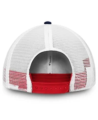 Fanatics Women's Montreal Canadiens Navy/White Iconic Lockup Adjustable Trucker Hat