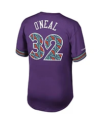 Men's Mitchell & Ness Shaquille O'Neal Purple Nba Mesh T-shirt