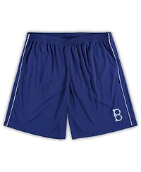 Men's Royal Brooklyn Dodgers Big and Tall Cooperstown Collection Mesh Shorts
