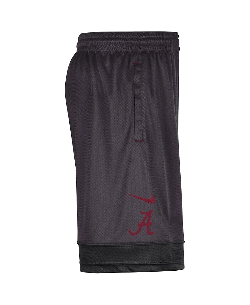 Men's Nike Charcoal Alabama Crimson Tide Performance Fast Break Shorts