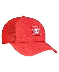 Fanatics Women's Red Calgary Flames Authentic Pro Adjustable Trucker Hat
